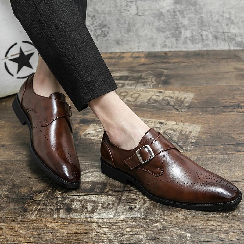 Marcello Polished Leather Loafers With Sleek Slip On Finish - Nalani - Fashion Clothing and Decor