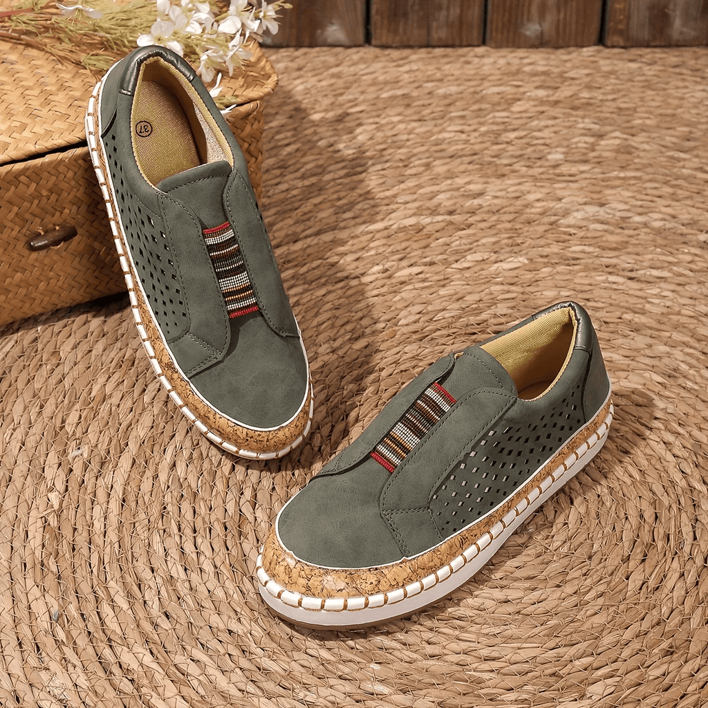 Mareva | Fashionable low - top sneakers for women | Slip - on - Nalani - Fashion Clothing and Decor
