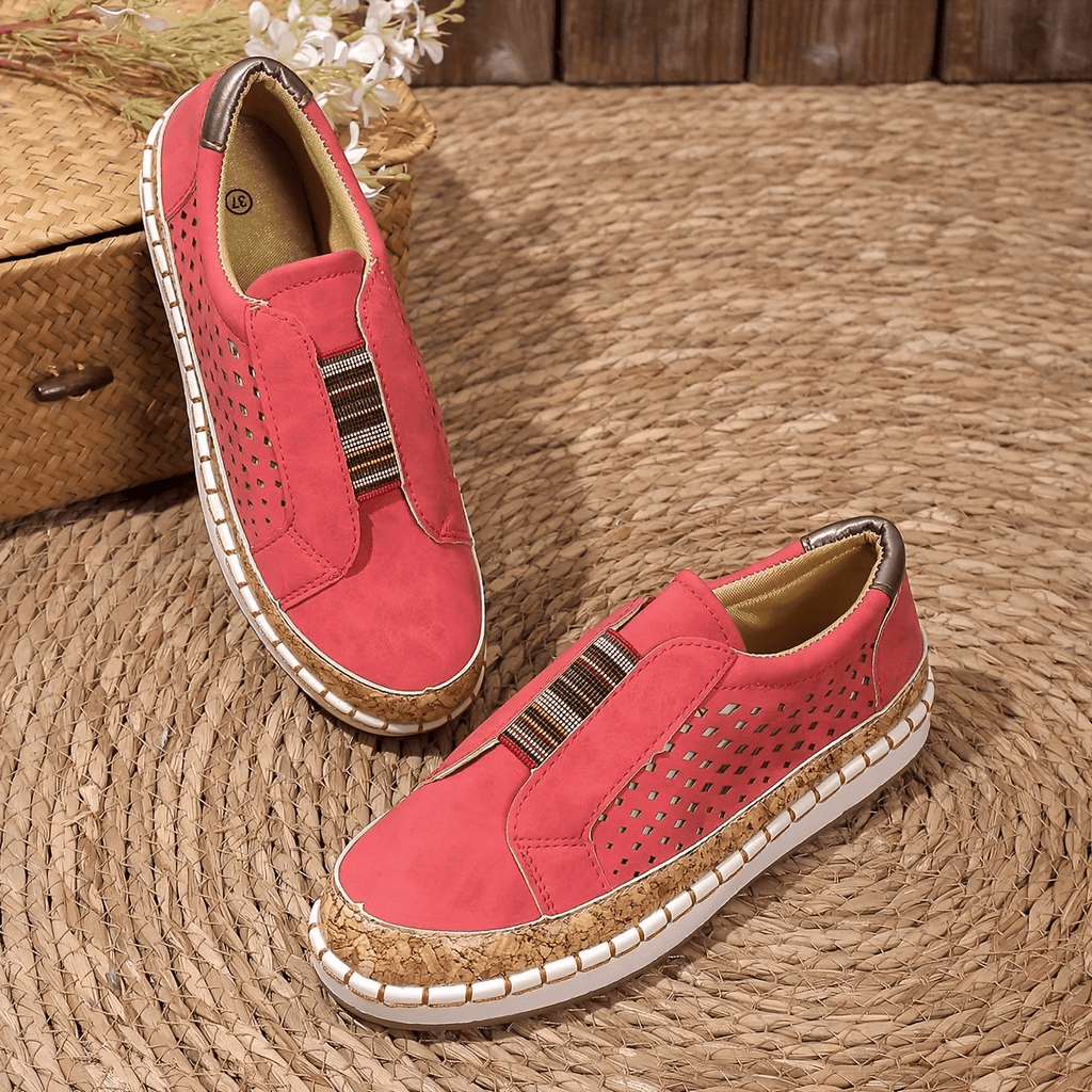 Mareva | Fashionable low - top sneakers for women | Slip - on - Nalani - Fashion Clothing and Decor
