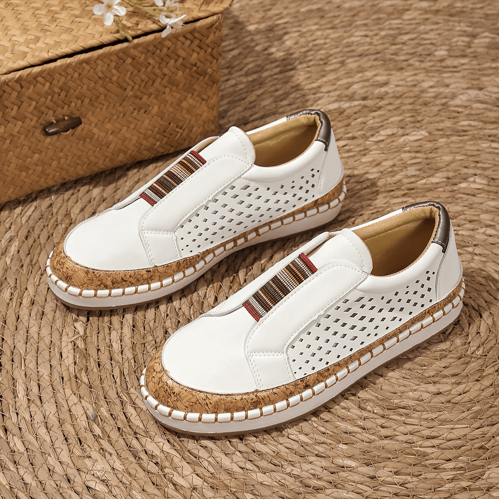 Mareva | Fashionable low - top sneakers for women | Slip - on - Nalani - Fashion Clothing and Decor