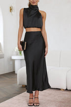 Mareva Maxi Skirt Set | Modern Elegant Women’s Suit - Nalani - Fashion Clothing and Decor