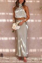 Mareva Maxi Skirt Set | Modern Elegant Women’s Suit - Nalani - Fashion Clothing and Decor