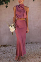 Mareva Maxi Skirt Set | Modern Elegant Women’s Suit - Nalani - Fashion Clothing and Decor