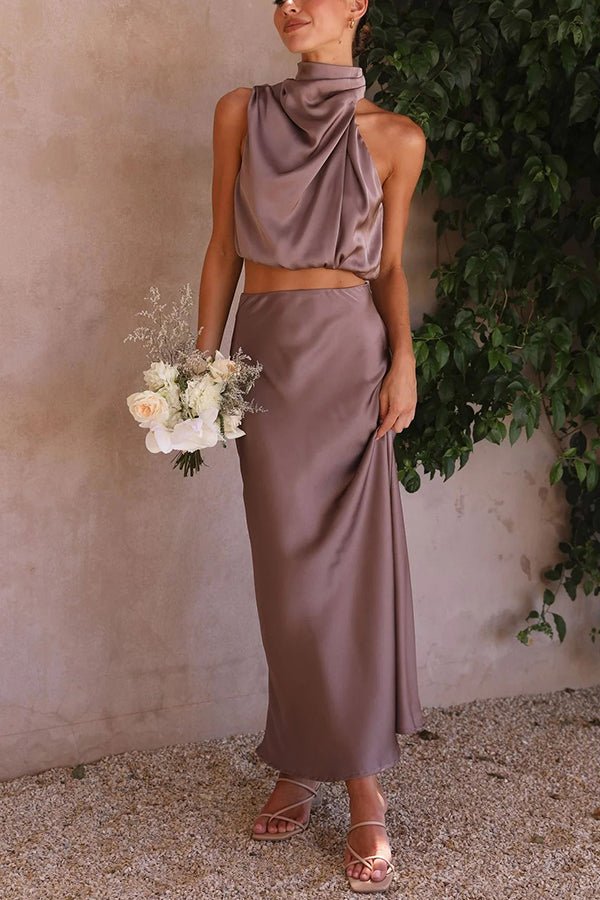Mareva Maxi Skirt Set | Modern Elegant Women’s Suit - Nalani - Fashion Clothing and Decor