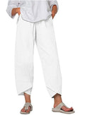 Mareva | Wide - leg summer harem pants for women | Relaxed fit & mid - rise waist - Nalani - Fashion Clothing and Decor