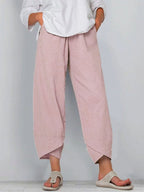 Mareva | Wide - leg summer harem pants for women | Relaxed fit & mid - rise waist - Nalani - Fashion Clothing and Decor