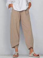 Mareva | Wide - leg summer harem pants for women | Relaxed fit & mid - rise waist - Nalani - Fashion Clothing and Decor