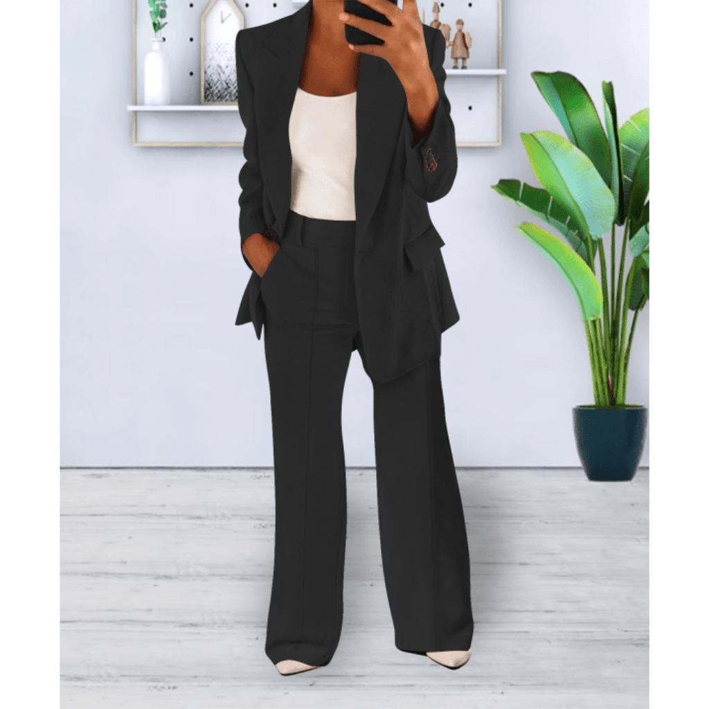 Maris | Two - piece women's suit with pockets | Relaxed fit - Nalani - Fashion Clothing and Decor