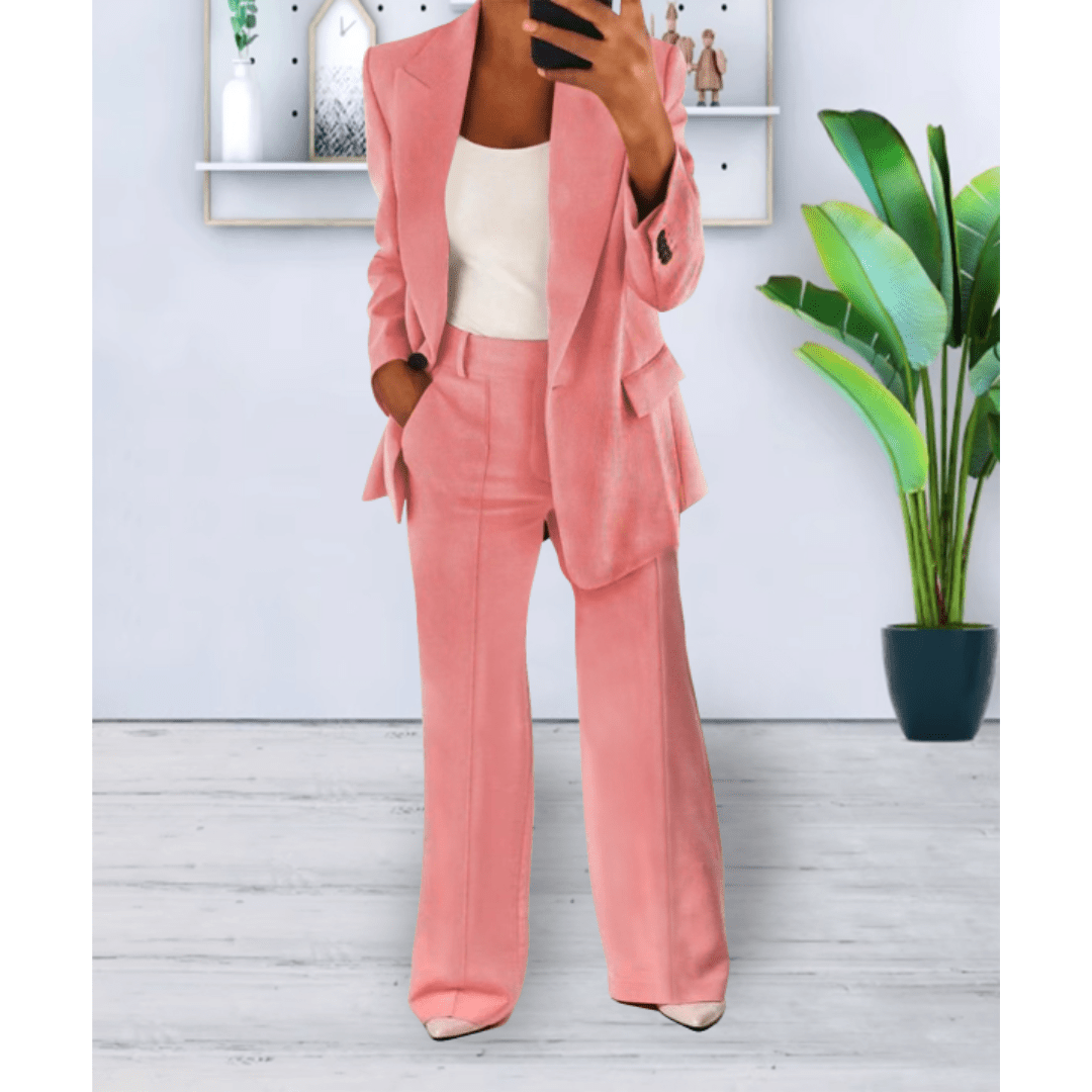 Maris | Two - piece women's suit with pockets | Relaxed fit - Nalani - Fashion Clothing and Decor