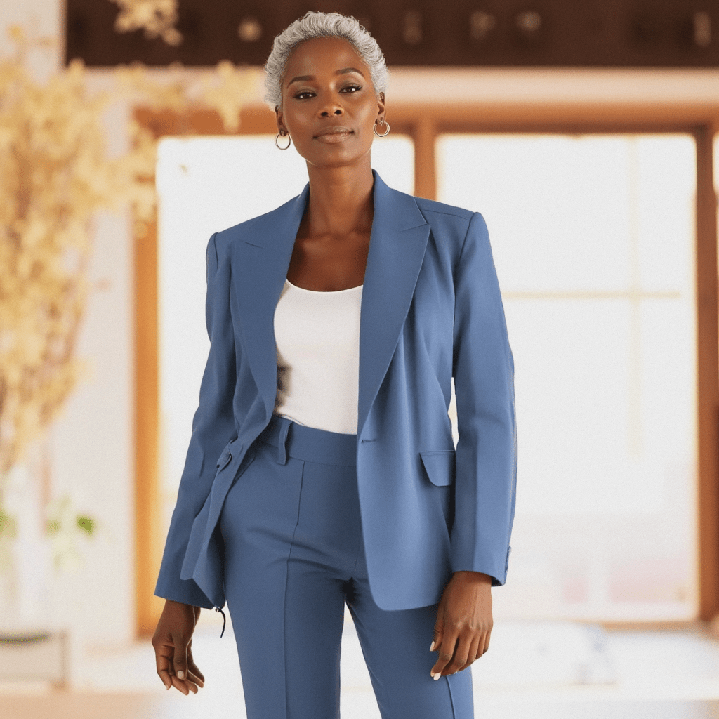Maris | Two - piece women's suit with pockets | Relaxed fit - Nalani - Fashion Clothing and Decor