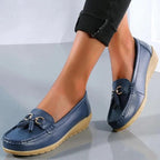 Maris | Women's slip - on loafers with tassels | Classic - Nalani - Fashion Clothing and Decor