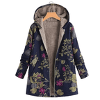Mechi | Women's Jacket | Hooded Floral Print - Nalani - Fashion Clothing and Decor