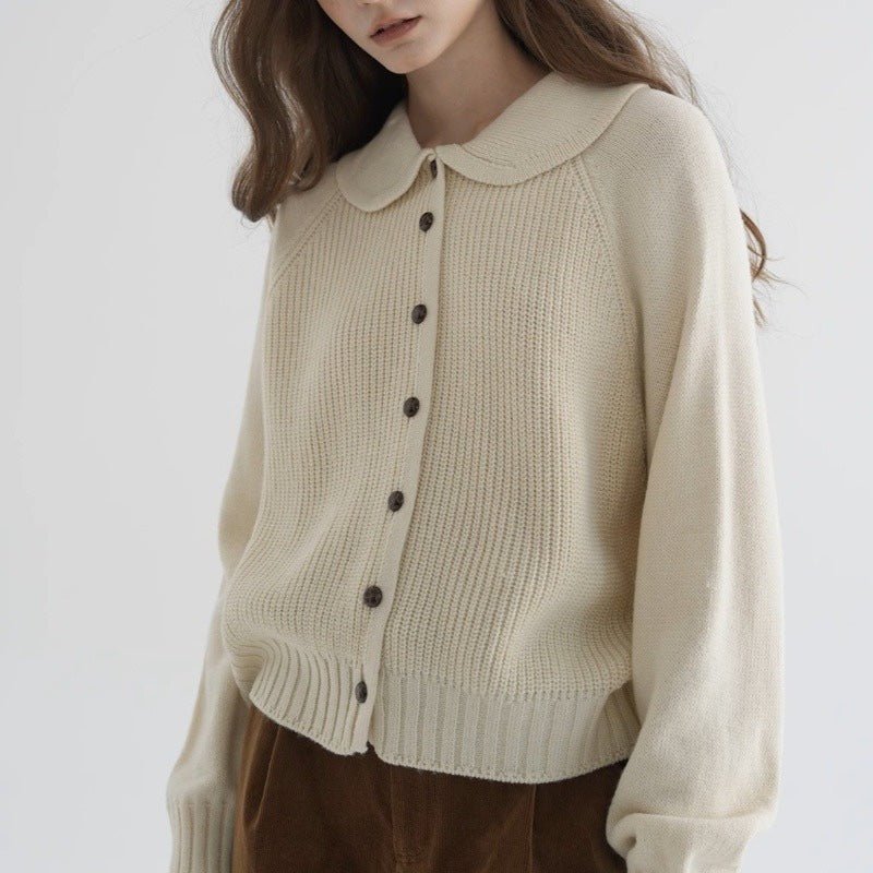 Mechi | Women's Soft Knit Cardigan - Long Sleeve Button-Up - Nalani - Fashion Clothing and Decor