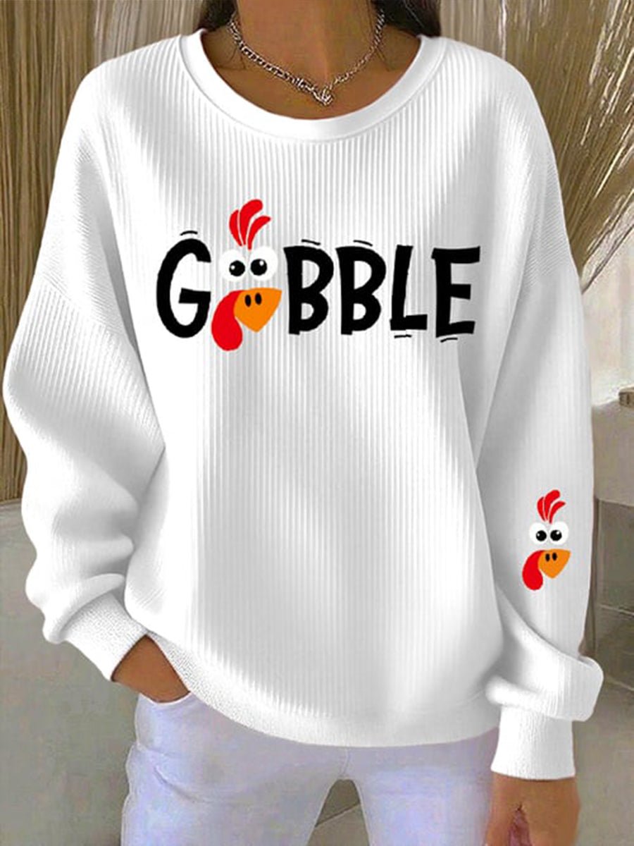 Mechi | Women's Sweatshirt | Sleeve Graphic Detail - Nalani - Fashion Clothing and Decor