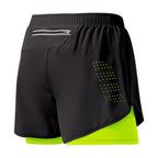 Men's 2-in-1 Athletic Shorts - Breathable Inner Liner For Training - Nalani - Fashion Clothing and Decor