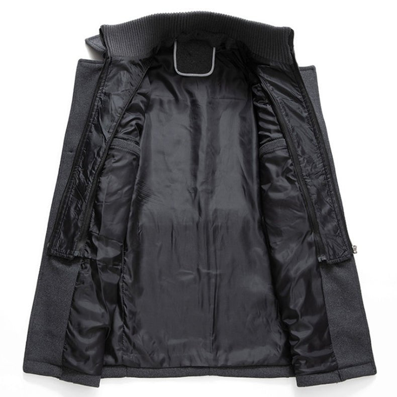 Men's 2 - Piece Layered Jacket With Zip - In Insert For Warmth - Nalani - Fashion Clothing and Decor