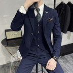 Men's 3-Piece Suit - Suit Jacket Waistcoat and Trousers - Nalani - Fashion Clothing and Decor