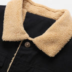 Mens Bomber Jacket With Sherpa Collar For Winter Casual Wear - Nalani - Fashion Clothing and Decor