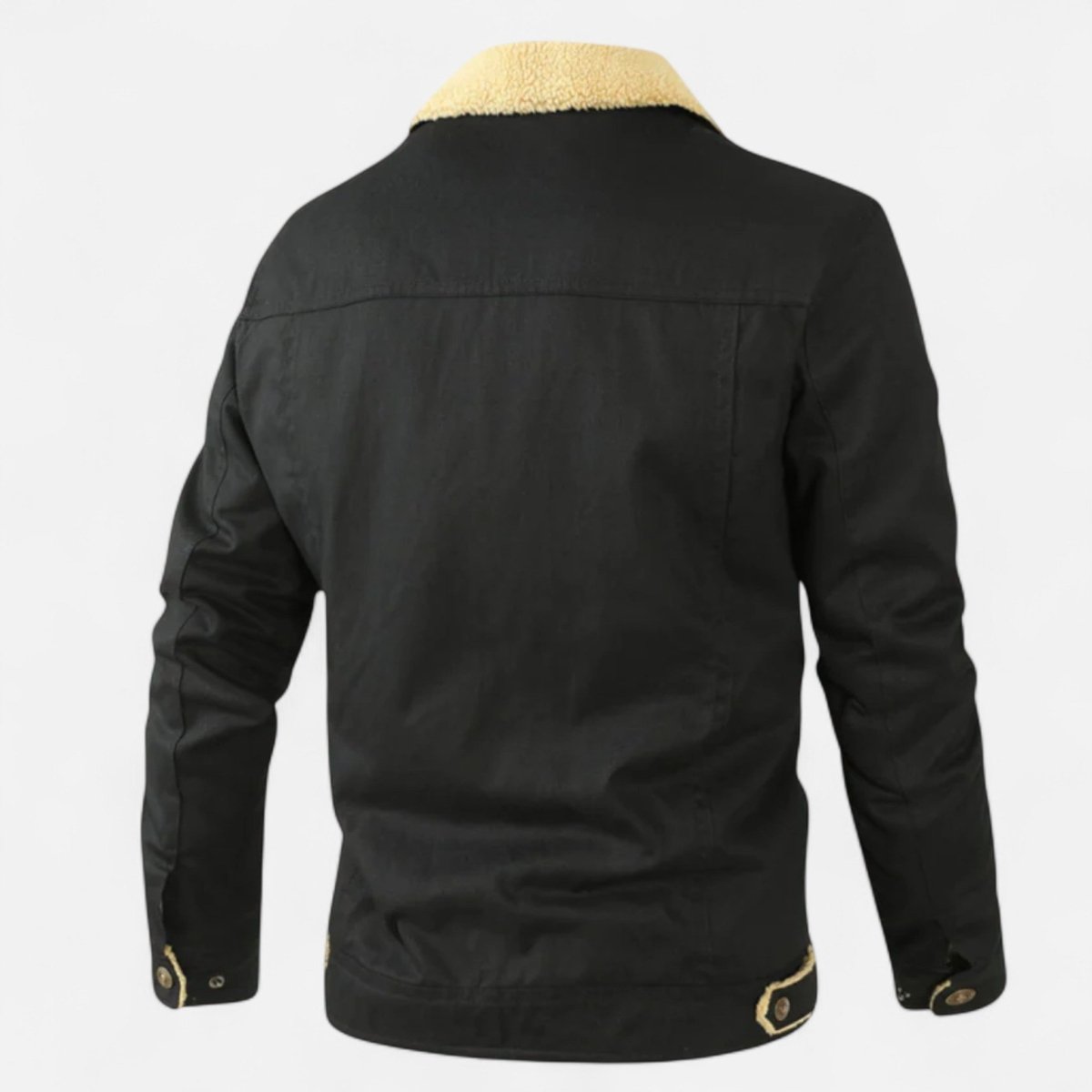 Mens Bomber Jacket With Sherpa Collar For Winter Casual Wear - Nalani - Fashion Clothing and Decor