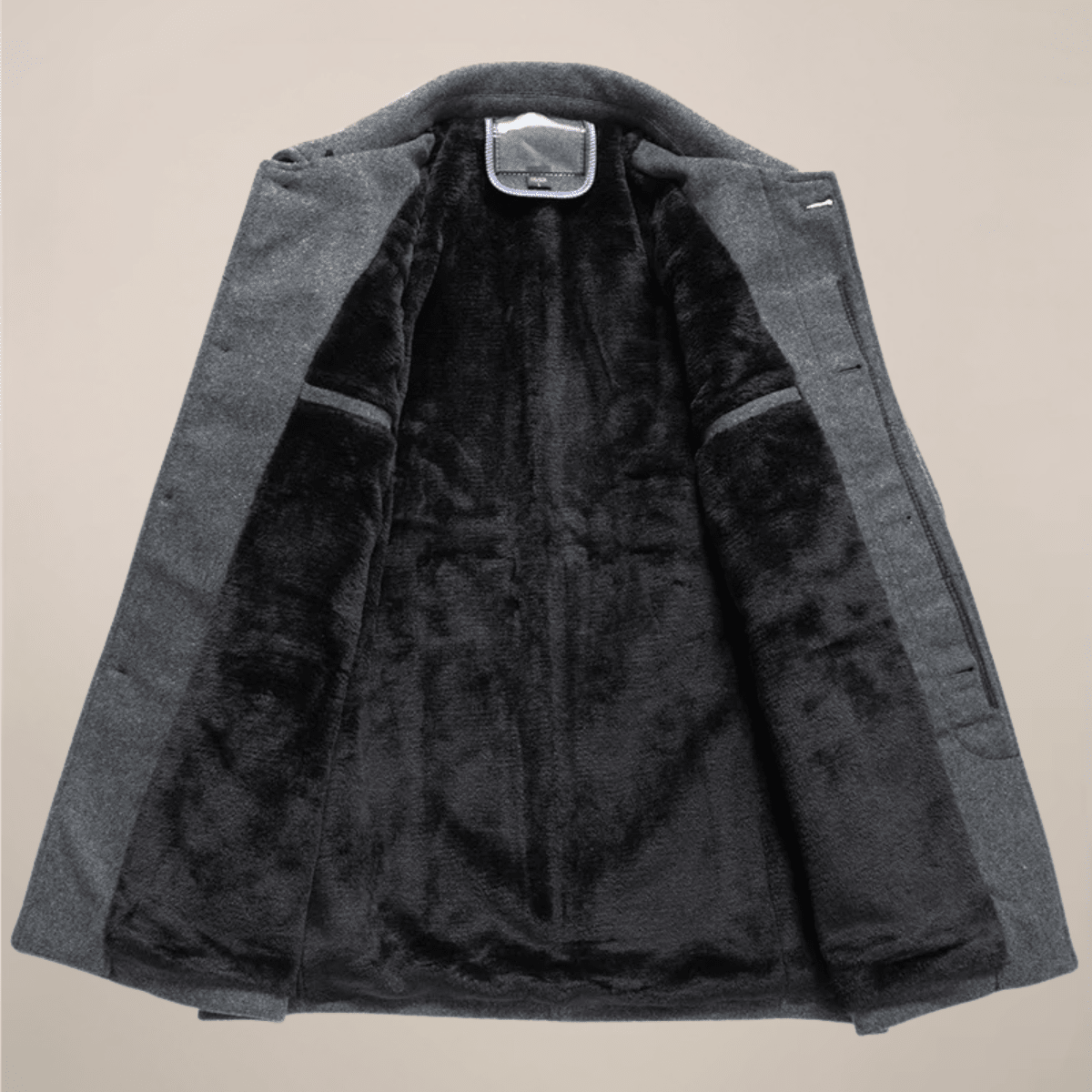 Mens Button Up Jacket Smart Casual Outerwear Autumn Winter - Nalani - Fashion Clothing and Decor