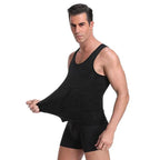 Men's Compression Undershirt – Slimming Compression Shirt That Firms Chest & Belly, Invisible Under Dress Shirts, S–3XL – Massimo - Nalani - Fashion Clothing and Decor