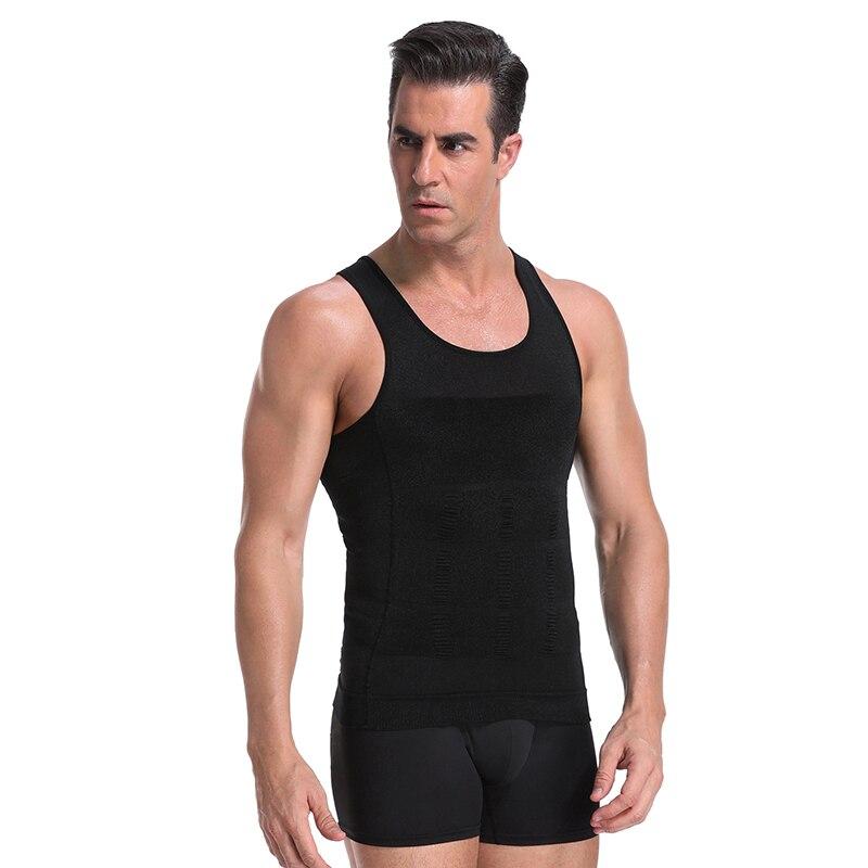 Men's Compression Undershirt – Slimming Compression Shirt That Firms Chest & Belly, Invisible Under Dress Shirts, S–3XL – Massimo - Nalani - Fashion Clothing and Decor