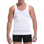 Men's Compression Undershirt – Slimming Compression Shirt That Firms Chest & Belly, Invisible Under Dress Shirts, S–3XL – Massimo - Nalani - Fashion Clothing and Decor