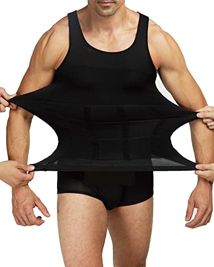 Men's Compression Undershirt – Slimming Compression Shirt That Firms Chest & Belly, Invisible Under Dress Shirts, S–3XL – Massimo - Nalani - Fashion Clothing and Decor