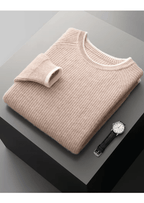 Men's Crew Neck Knitted Sweater For All Season Smart Casual - Nalani - UK Fashion Clothing and Decor