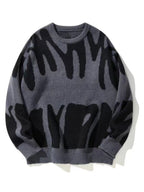 Men's Crew Neck Sweatshirt – Warm Pullover with Modern Pattern, 6 Colors, S–2XL – Calico - Nalani - Fashion Clothing and Decor