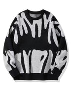 Men's Crew Neck Sweatshirt – Warm Pullover with Modern Pattern, 6 Colors, S–2XL – Calico - Nalani - Fashion Clothing and Decor