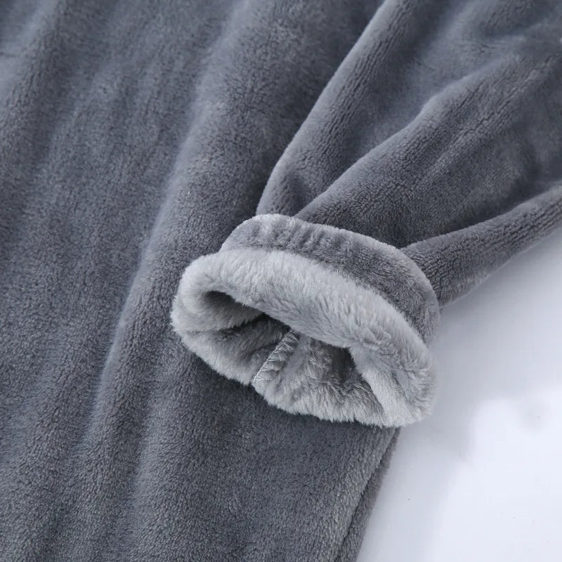 Men's Flannel Pajamas – Winter Chill Warm and Soft Sleepwear for Men, Cozy Winter PJ Set, 7 Colors, L–3XL – Mane - Nalani - Fashion Clothing and Decor