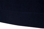 Mens Half Zip Knitted Sweater With Bold Stripes For Autumn Winter - Nalani - UK Fashion Clothing and Decor