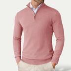 Men's Half Zip Pullover Long Sleeves All Season Smart Casual - Nalani - UK Fashion Clothing and Decor