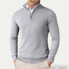Men's Half Zip Pullover Long Sleeves All Season Smart Casual - Nalani - UK Fashion Clothing and Decor