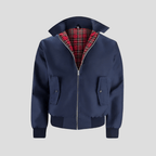 Men's Harrington Jacket – Classic Lightweight Zip Jacket with Stand Collar for Spring & Fall, M–3XL – Hommes - Nalani - Fashion Clothing and Decor