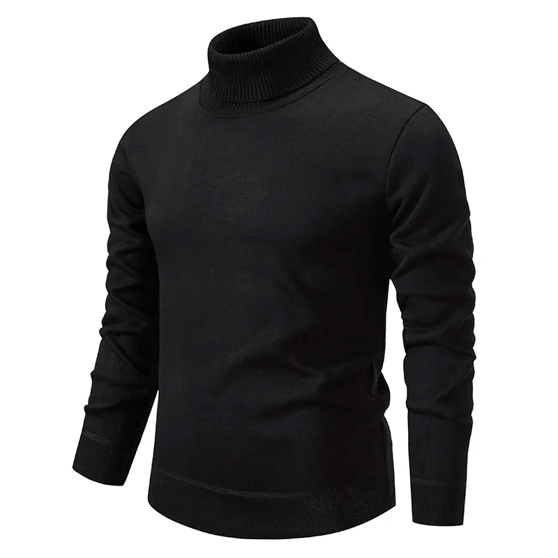 Mens High Neck Knitwear Sweater For Layering Essentials - Nalani - UK Fashion Clothing and Decor