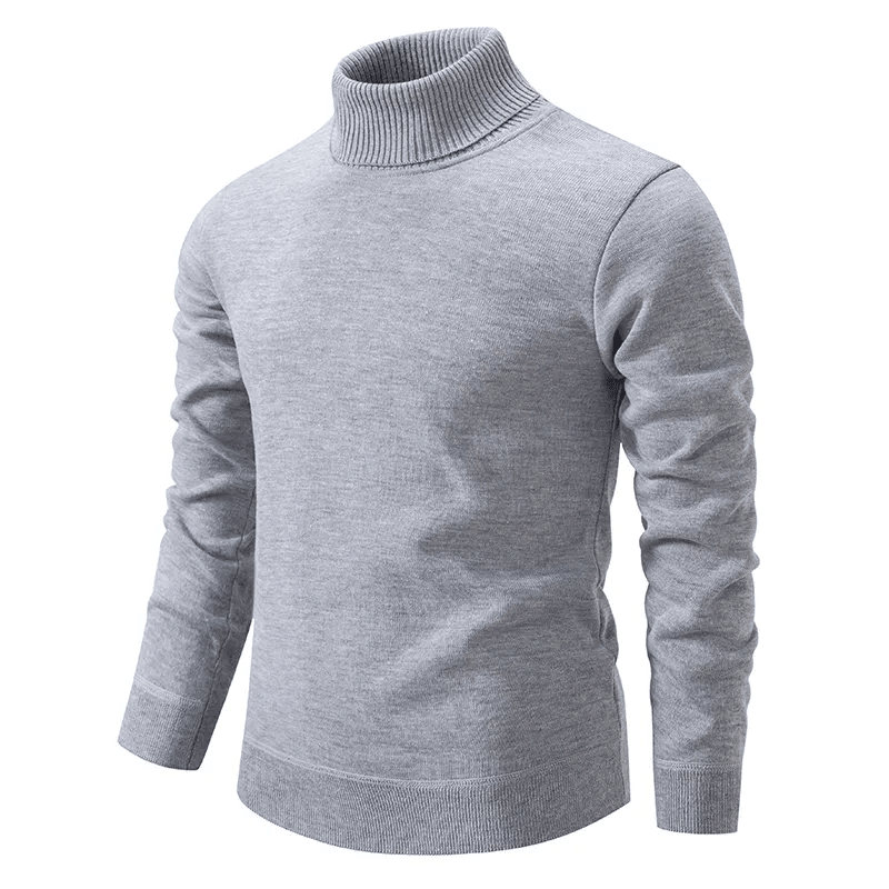 Mens High Neck Knitwear Sweater For Layering Essentials - Nalani - UK Fashion Clothing and Decor