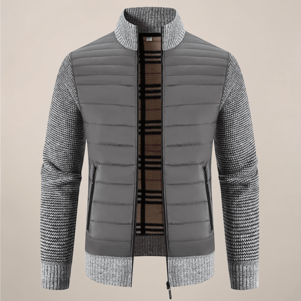 Men's Hybrid Fleece Jacket Warmth Comfort Modern Style - Nalani - Fashion Clothing and Decor