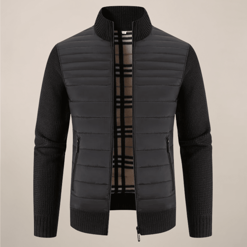 Men's Hybrid Fleece Jacket Warmth Comfort Modern Style - Nalani - Fashion Clothing and Decor