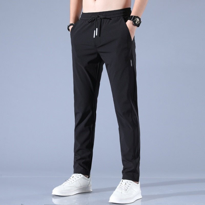 Mens Jogger Trousers Slim Tapered Fit Breathable Comfort - Nalani - UK Fashion Clothing and Decor
