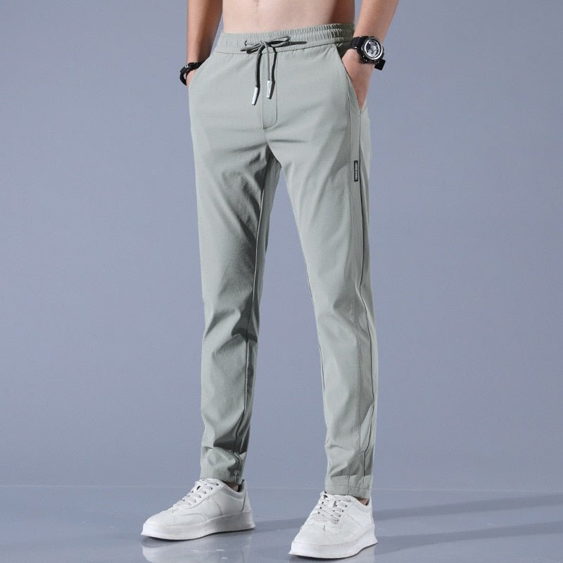 Mens Jogger Trousers Slim Tapered Fit Breathable Comfort - Nalani - UK Fashion Clothing and Decor