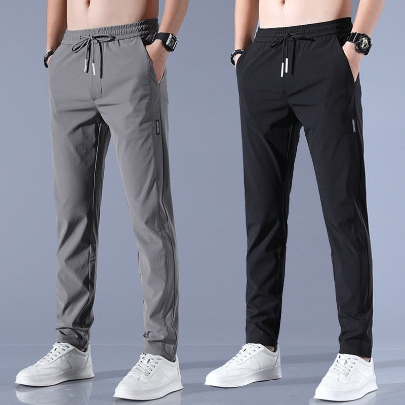 Mens Jogger Trousers Slim Tapered Fit Breathable Comfort - Nalani - UK Fashion Clothing and Decor