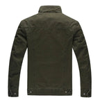 Mens Military Style Jacket With Stand Up Collar For Men - Nalani - UK Fashion Clothing and Decor