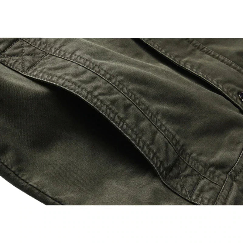 Mens Military Style Jacket With Stand Up Collar For Men - Nalani - UK Fashion Clothing and Decor