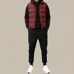 Mens Padded Gilet With Zip Fastening For Smart Casual Layer - Nalani - Fashion Clothing and Decor