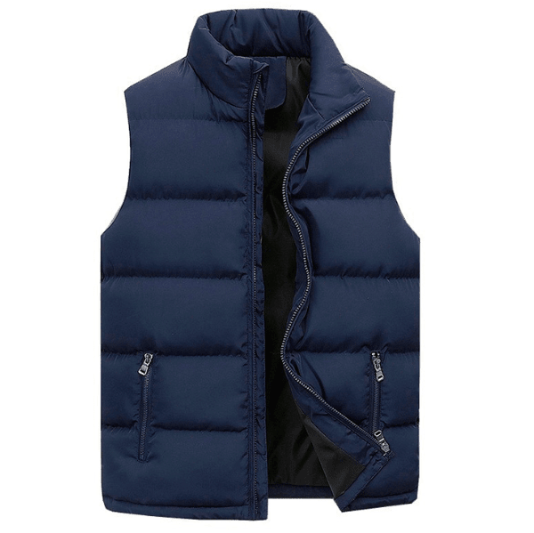 Mens Padded Gilet With Zip Fastening For Smart Casual Layer - Nalani - Fashion Clothing and Decor