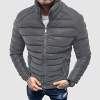 Men's Puffer Jacket Quilted Insulation High Collar Zipper - Nalani - UK Fashion Clothing and Decor