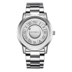 Men's Quartz Watch Classic Timepiece With Stainless Band - Nalani - UK Fashion Clothing and Decor
