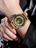 Men's Quartz Watch Classic Timepiece With Stainless Band - Nalani - UK Fashion Clothing and Decor